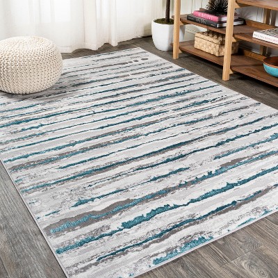 Batten Modern Stripe Area Rug  - JONATHAN Y