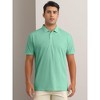 INSPIRE CHIC Men's Short Sleeve Lightweight Regular Fit Casual Business Work Solid Polo Shirts - 2 of 4