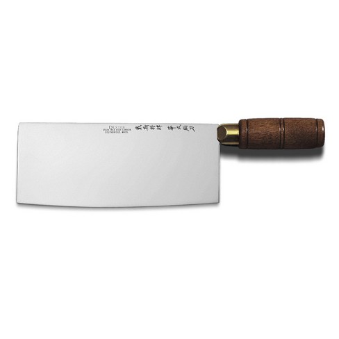 Juvale Meat Cleaver, Heavy Duty Knife with Solid Wood Handle (Stainless  Steel, 8-In)