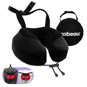 Cabeau Evolution S3 Memory Foam Travel Neck Pillow with Seat Strap, One Size
