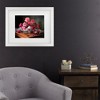 Trademark Fine Art - Tatyana Skorokhod Still Life With Roses And Berries Matted Framed Art - 2 of 4