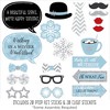 Big Dot of Happiness Winter Wonderland - Snowflake Holiday Party and Winter Wedding Photo Booth Props Kit - 20 Count - 2 of 4