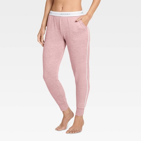 Jockey Generation™ Women's Retro Vibes Ribbed Jogger Pajama Pants - Ballet  Slipper Heather S : Target