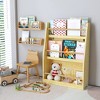 BRINJOY 3 tiers of children's bookshelves, to help organize bedrooms, playrooms and classrooms - 2 of 4