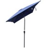 6 x 9ft Patio Umbrella Outdoor Waterproof Umbrella with Crank and Push Button Tilt without flap - 4 of 4