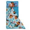 Disney Moana Free as the Ocean Aqua, Orange, and White, Pua Pig and Hei Hei Chicken Tropical Toddler Nap Mat - 3 of 4