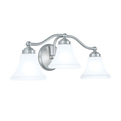 Norwell Lighting Soleil 3 - Light Vanity in  Brush Nickel