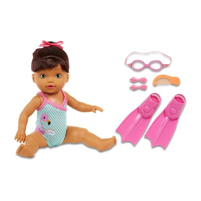 baby annabell swimming doll size