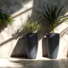 Rosemead Home & Garden, Inc. Concrete Outdoor Planter Pot Black - 3 of 4