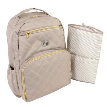Hudson Baby Premium Diaper Bag Backpack and Changing Pad, Taupe, One Size