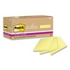 Post-it Notes Super Sticky 100% Recycled Paper Super Sticky Notes, 3" x 3", Canary Yellow, 70 Sheets/Pad, 24 Pads/Pack - image 2 of 4