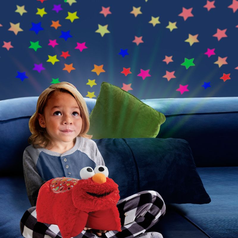 Sesame Street Elmo Sleeptime Lite Plush LED Kids&#39; Nightlight Red - Pillow Pets, 6 of 10