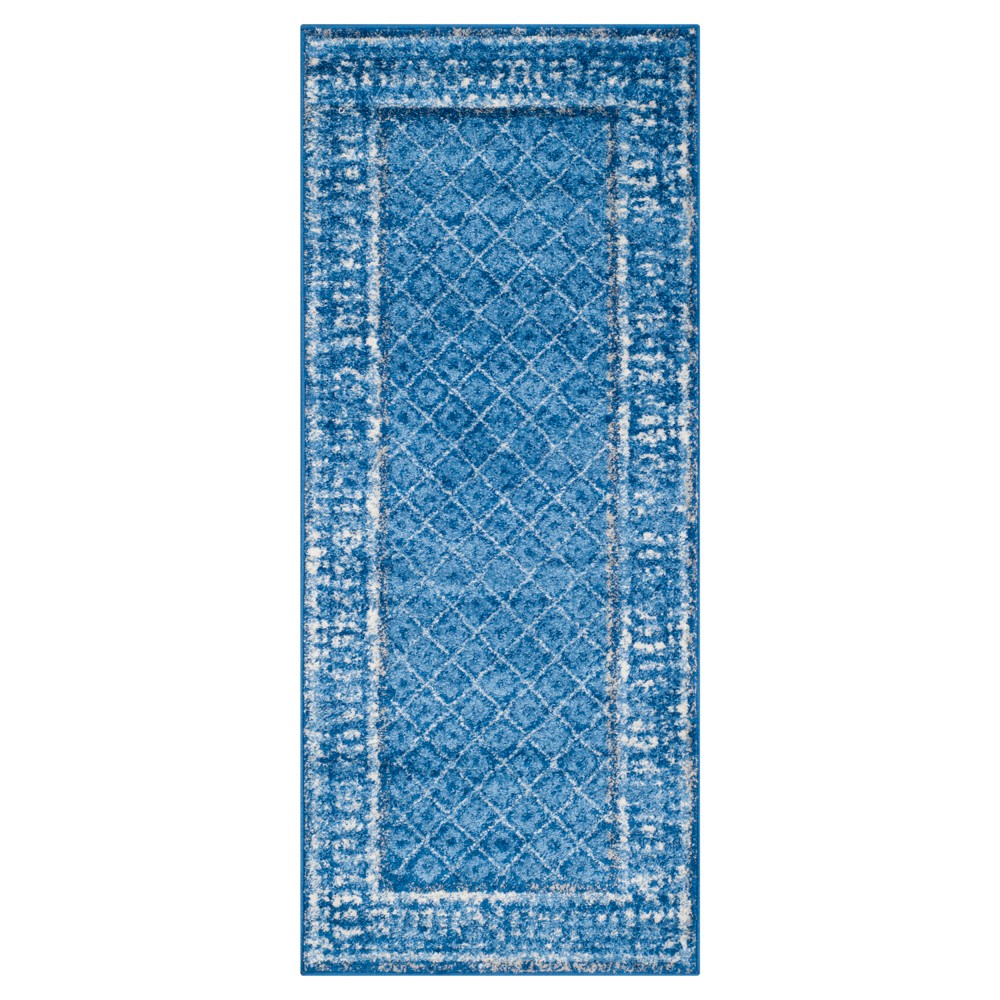 Remi Accent Rug - Light Blue/Dark Blue (2'6inx6') - Safavieh