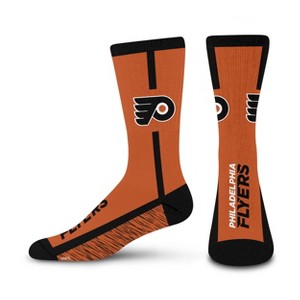 NHL Philadelphia Flyers Rise Up Crew Socks - Large - 1 of 3