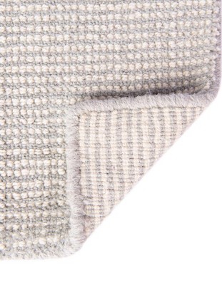 Gray Manor Hand-Knotted Wool Transitional Indoor Rug