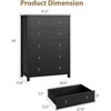 Dresser for Bedroom, Chest of Dressers Tall Dresser for Closet with Drawers Chest with Clothes Storage Cabinet, Drawer Organizer for Living Room - 2 of 4