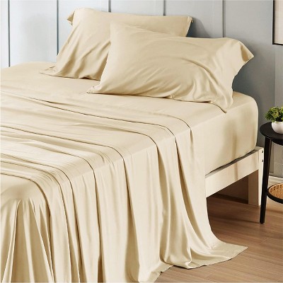Bedsure | Rayon Derived from Bamboo Sheet Set Stay Cool & Comfy