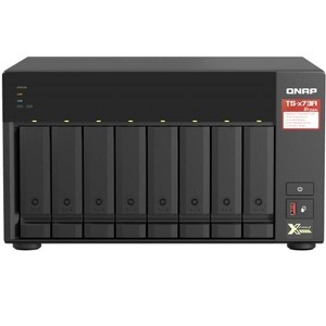 QNAP TS-873A-8G NAS Storage System - High Performance AMD Ryzen V1500B Quad-Core 2.2 GHz - (TS873A8GUS) - 1 of 4