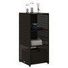 Garden Storage Cabinet PE rattan 19.7x21.7x45.3 in  vidaXL - 4 of 4