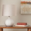 Textured Ceramic Accent Lamp Cream - Threshold™ - image 2 of 4