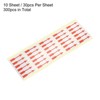 Unique Bargains Industrial Work Inspection Indicator Long Arrow Self-Adhesive Labels 1.5"x 0.4" Red - 3 of 4