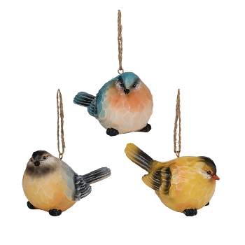 Gallerie Ii Robin Birds Ornament Set Of 3 : Target