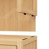SKRAN Large Storage Cabinet, Bamboo Freestanding Floor Cabinet, Kitchen Cupboard Storage-Organizer for Hallway Kitchen Living Entryway - 4 of 4