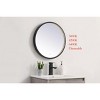 Elegant Lighting Pier 21 inch LED Mirror with Adjustable Color Temperature 3000K/4200K/6400K in Black - 3 of 4