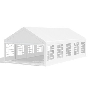 Large Party Tent, Heavy Duty Outdoor Event Tent, Wedding Tent with Removable Sidewalls & Church Windows - 1 of 4