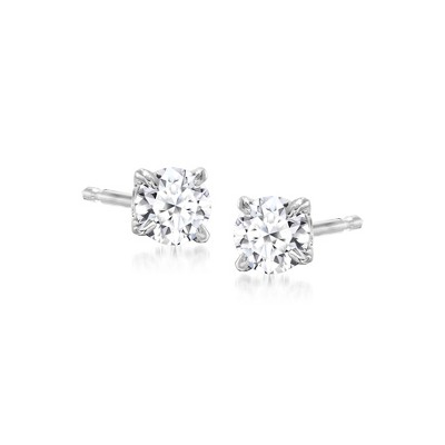 Ross-Simons 0.33 ct. t.w. Lab-Grown Diamond Stud Earrings in Sterling Silver