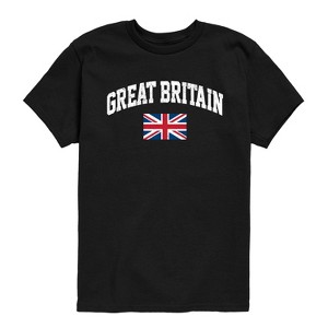 Boys' - Instant Message - Great Britain Flag Short Sleeve Graphic T-Shirt - 1 of 4