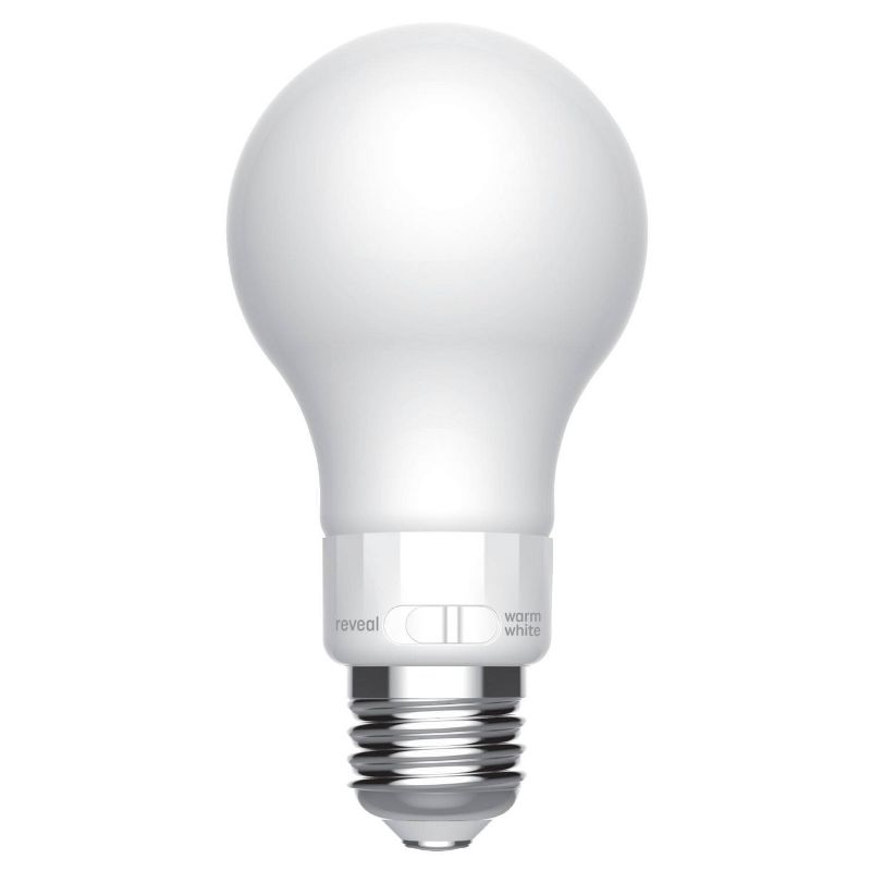 GE 4pk 5 Watts Color Select Warm White or Reveal Medium Base Reveal LED Light Bulbs, 4 of 7