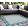 Liora Manne Carmel  Indoor/Outdoor Rug  Aqua.. - 3 of 4