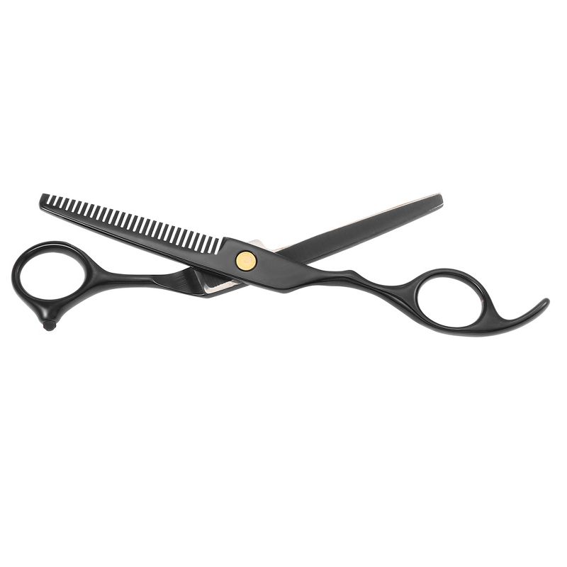 Unique Bargains Portable Thinning Scissors for Long Short Thick Hard Soft Hair for Men Women 6.69 Inch Length, 4 of 5