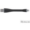 Monoprice Usb & Lightning Cable - 0.35 Feet - Black  Short Length Apple  Mfi Certified Lightning To Usb Charge & Sync Cable, Iphone X 8 8 Plus 7 7 :  Target
