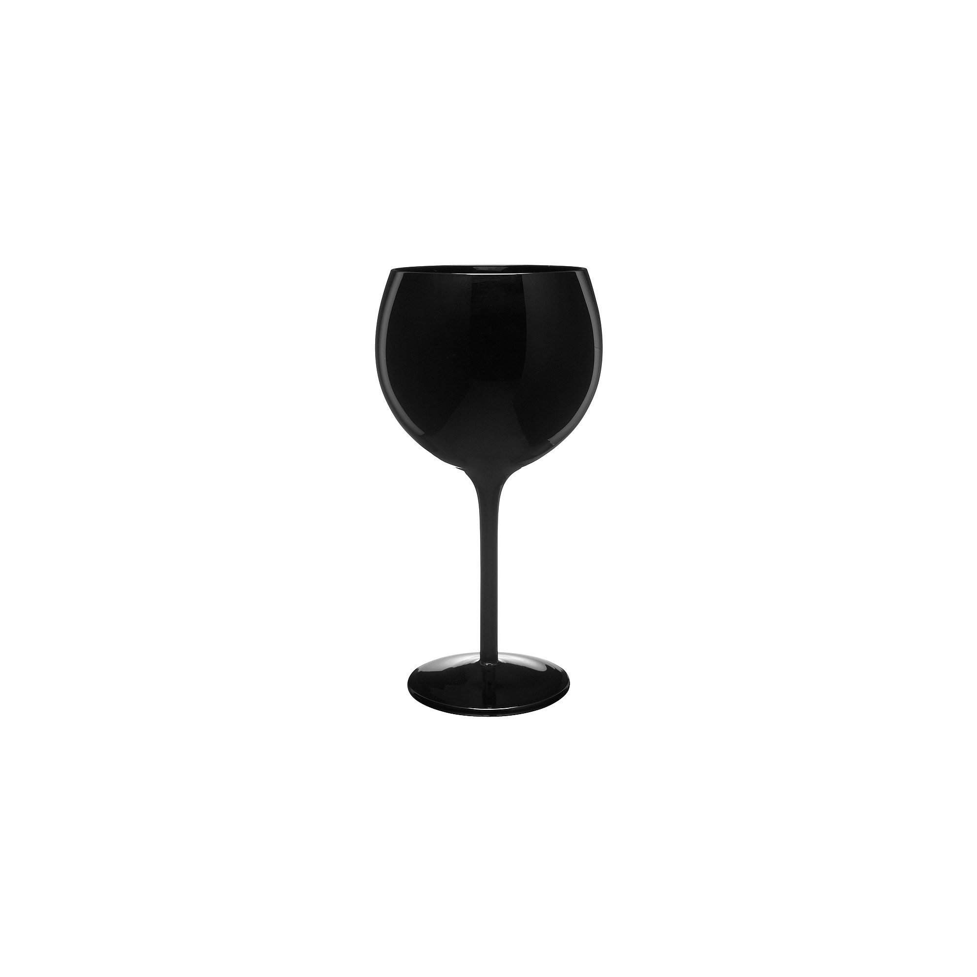 Artland 18oz 4pk Balloon Wine Glasses Black