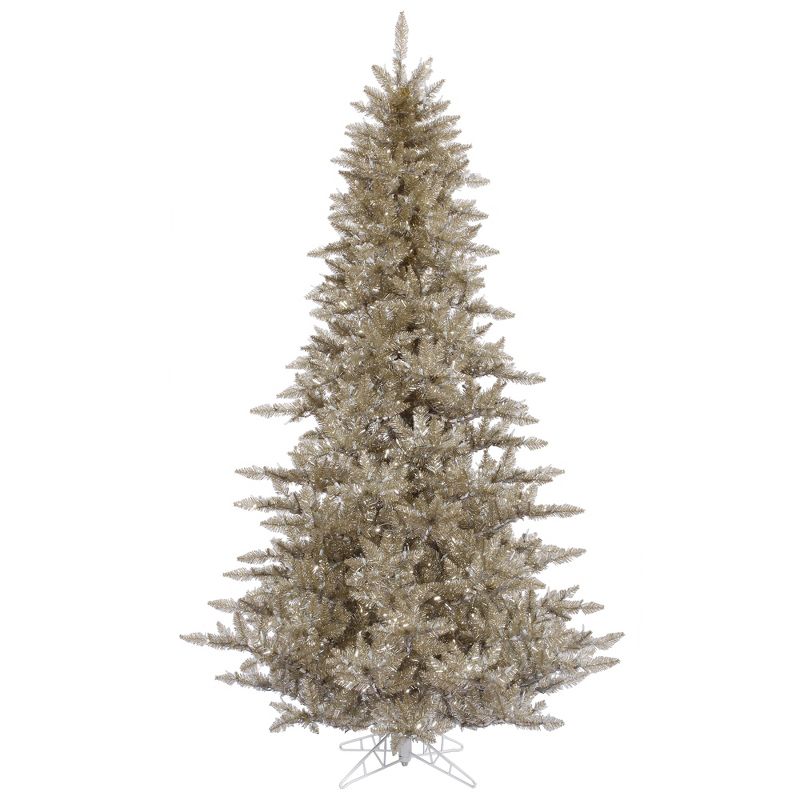 Vickerman Champagne Fir Artificial Christmas Tree, 1 of 3