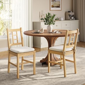 2pcs Dining Chairs with Removable Cushion, Sturdy Construction for Diningroom - 1 of 4