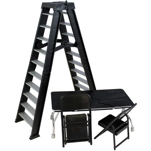 Wwe action figures tables ladders sales and chairs