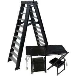 Ultimate Ladder & Table Playset Black