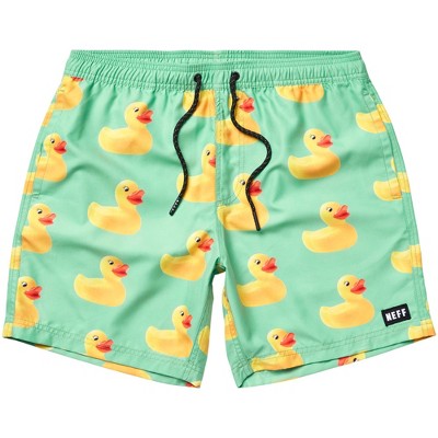Men's NEFF Ducky Hot Tub Swim Trunks