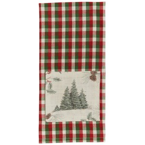 Park Designs Wild And Beautiful Holiday Tree Patch Dishtowel - 1 of 3