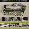 Hausource 3-Tier Power Tool Organizer Shelving Heavy Duty Storage Rack, Black - 2 of 4