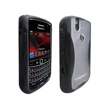 Verizon High Gloss Silicone Case for BlackBerry Bold Tour 9630/9650 - Black