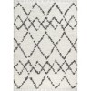 Mercer Shag Plush Tassel Moroccan Geometric Trellis Area Rug - JONATHAN Y - 2 of 4