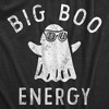 Mens Big Boo Energy T Shirt Funny Scary Halloween Bed Sheet Ghost Tee For Guys - Crazy Dog Men's T Shirt - 2 of 4