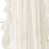 Set of 2 (95"x54") Reyna Light Filtering Window Curtain Panel - Lush Décor: White Bohemian Kids Curtain Panels - image 3 of 4