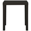 vidaXL Patio Table Anthracite 31.1"x25.6"x28.3" Plastic - 3 of 4