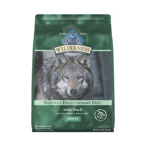 Blue Buffalo Wilderness High Protein Natural Adult Dry Dog Food plus Wholesome Grains with Duck - 13lbs - 1 of 4