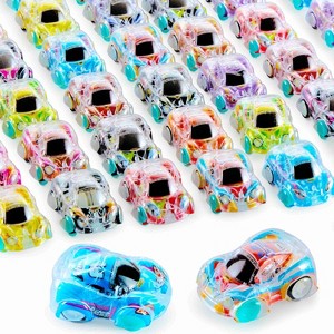 JOYFY 50 Pcs Mini Pull Back Cars, Bulk Toy Cars Party Favors for Kids Play Vehicles Prizes for Classroom, Pinata Stuffers, Goodie Bags Birthday Gifts - 1 of 4